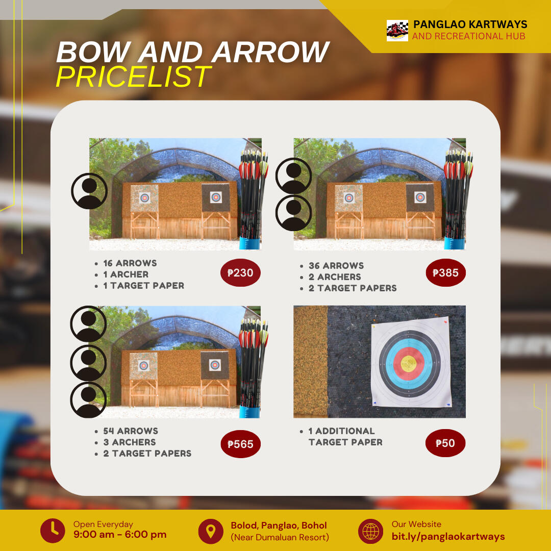 Archery Pricelist